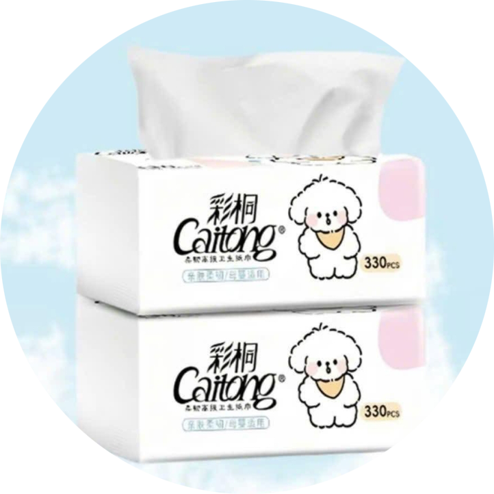 Giấy ăn - Khăn giấy Caitong