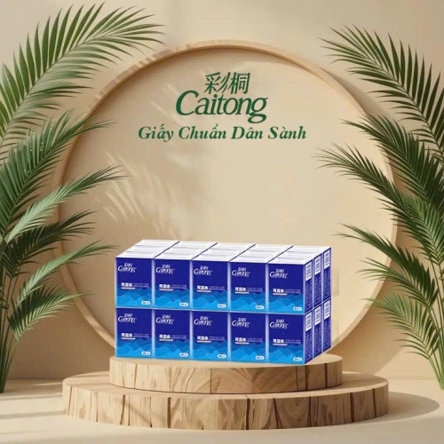 Giấy Caitong bỏ túi - Trusted Care Màu Xanh