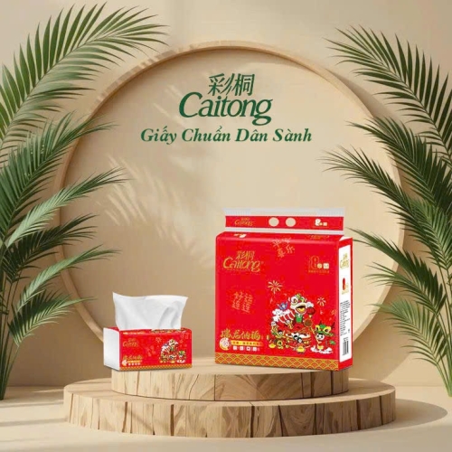 Giấy rút Caitong - Sắc Đỏ Lộc Phát 450 tờ